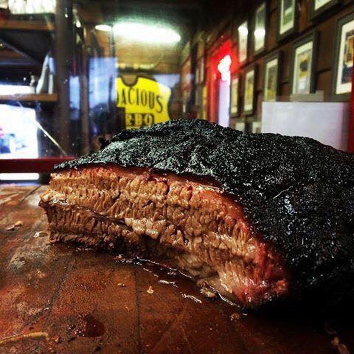 Slab of beef at Bodacious Barbecue