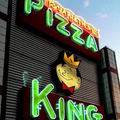 Pizza King sign in Longview