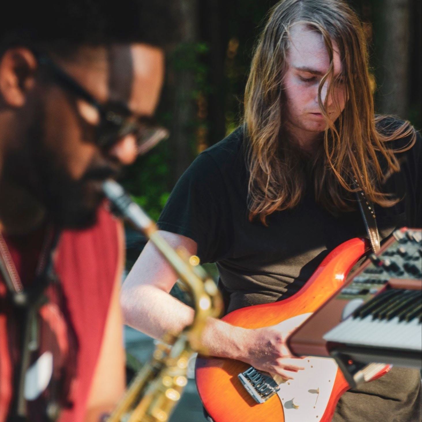 Musicians play at Longview Arboretum