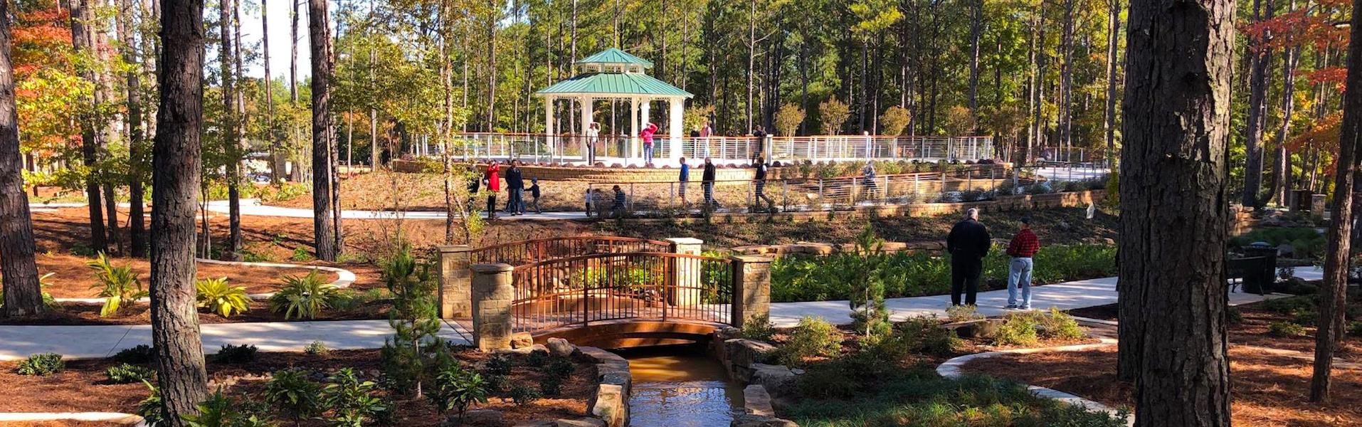 Longview Arboretum on a fall day