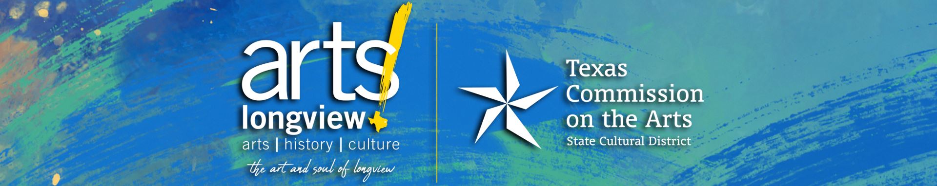 ARTS!Longview and TCA logo banner